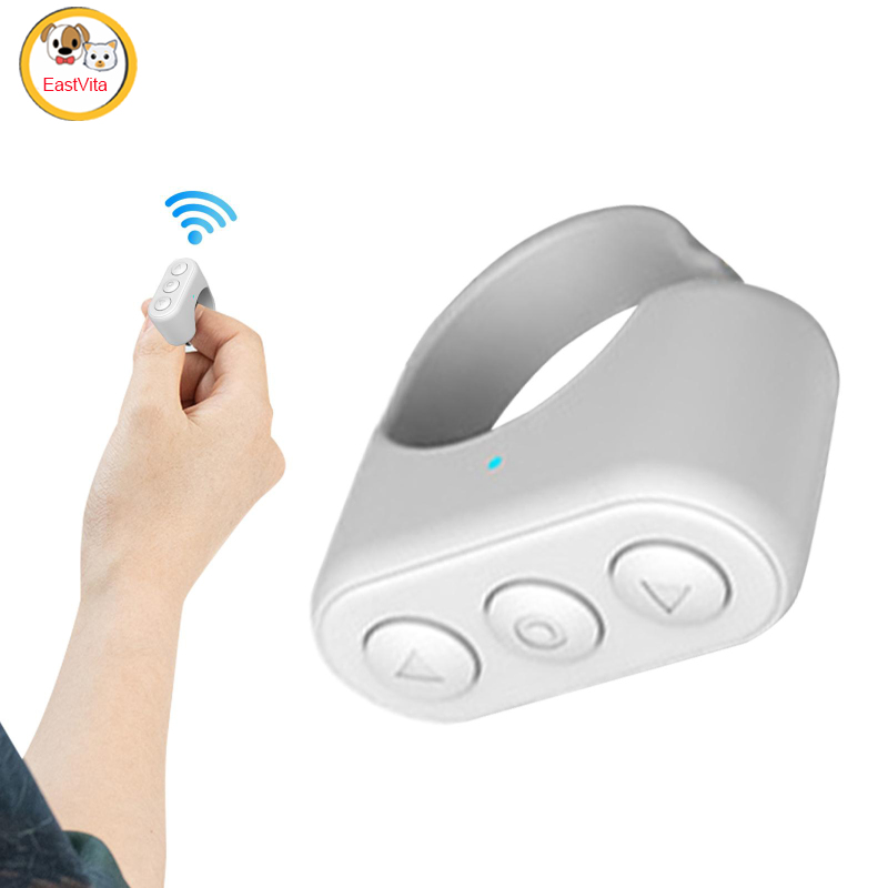 Bluetooth-compatible Remote Control Page Turner Compatible For Tik Tok Mobile Phone Remote Shutter Selfie Button