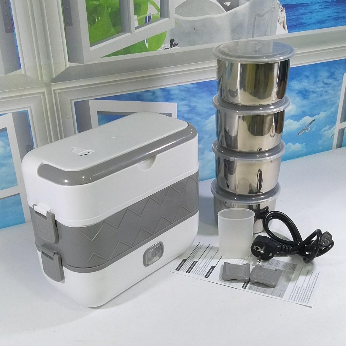 Hộp cơm điện đa năng chất lượng 2 TẦNG 4 NGĂN