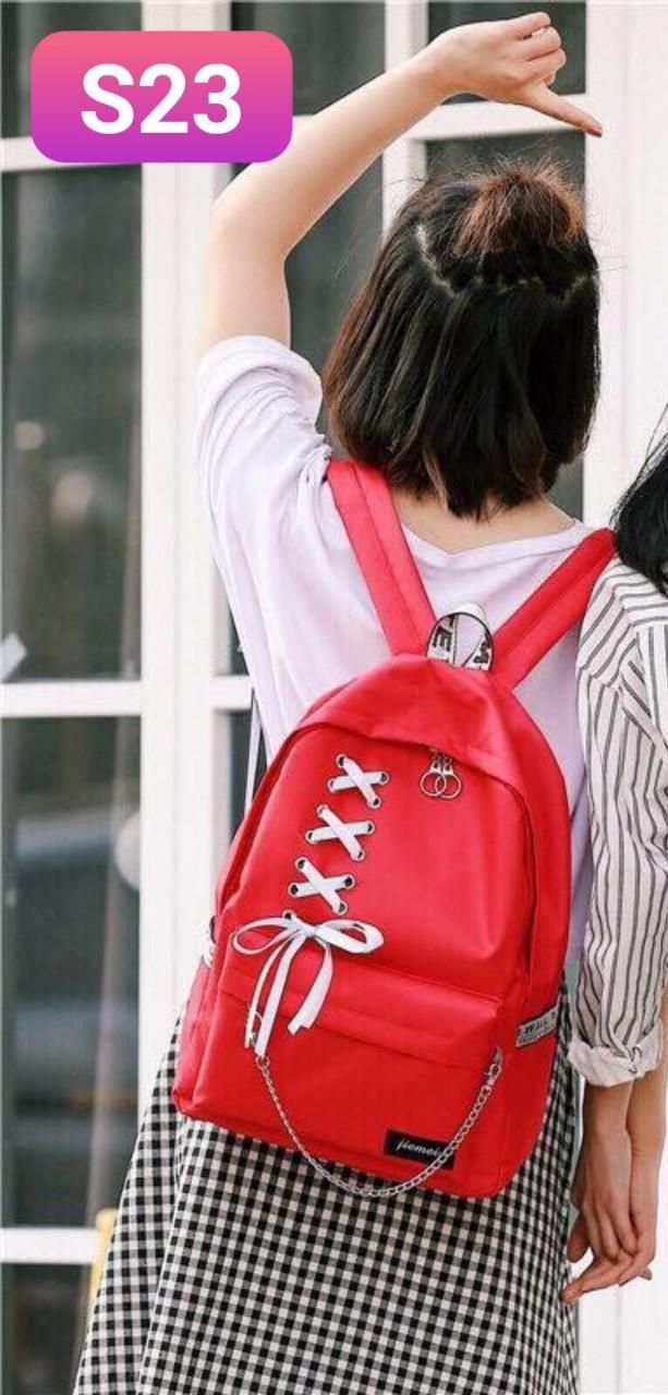 balo dây xích thắt nơ siêu dễ thương s23