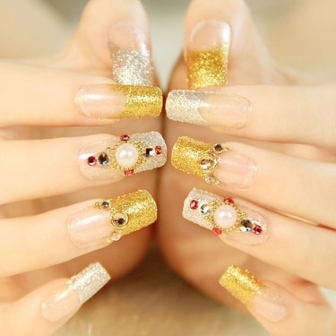 [HCM]Hạt tròn trang trí móng 4 kích cỡ.