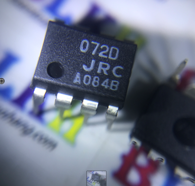Ic opam njm072d 072d dip-8 chính hãng jrc