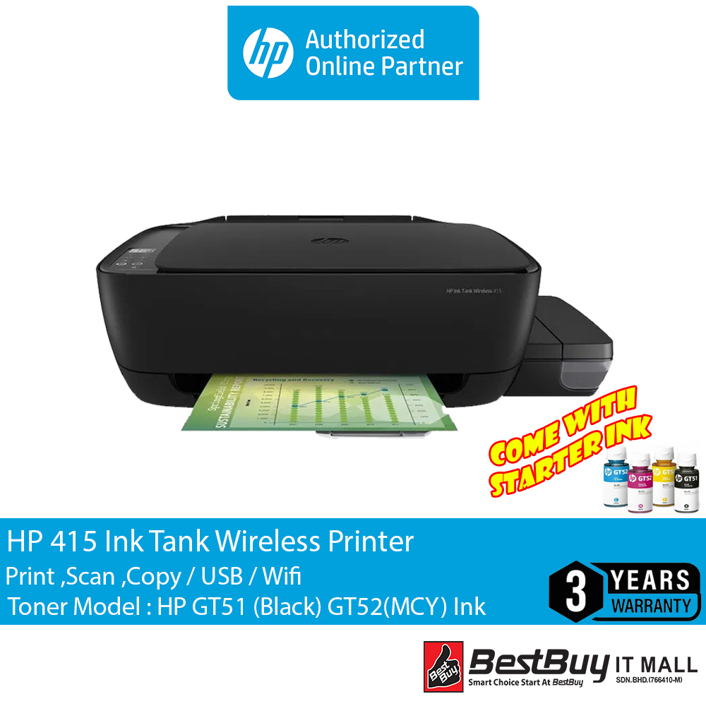 HP Ink Tank Wireless 415 All-in-One 