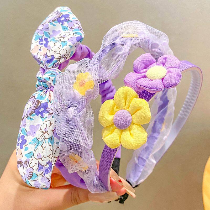 Set 3 Băng Đô Nơ Dễ Thương Cho Bé Gái