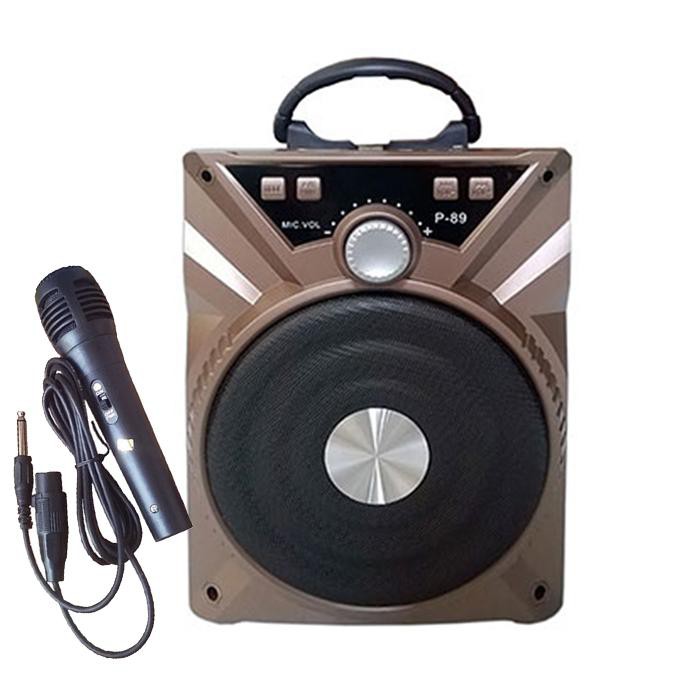 Loa bluetooth p88, p89 hát karaoke siêu hay tặng kèm 1 micro có dây