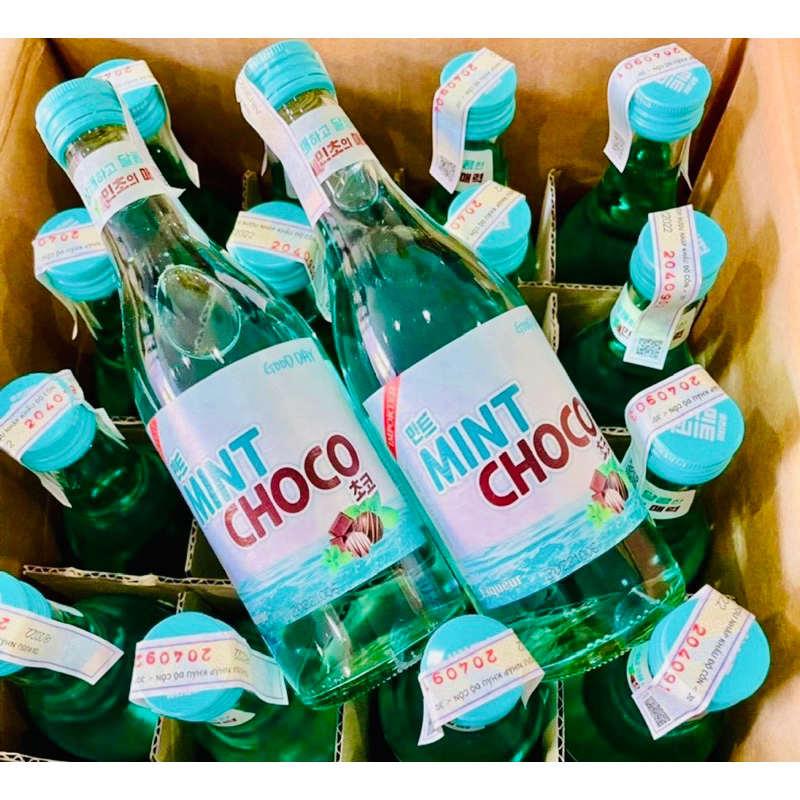 SOJU Hàn Quốc Vị Mint Choco 360ml - Ăn Vặt 492