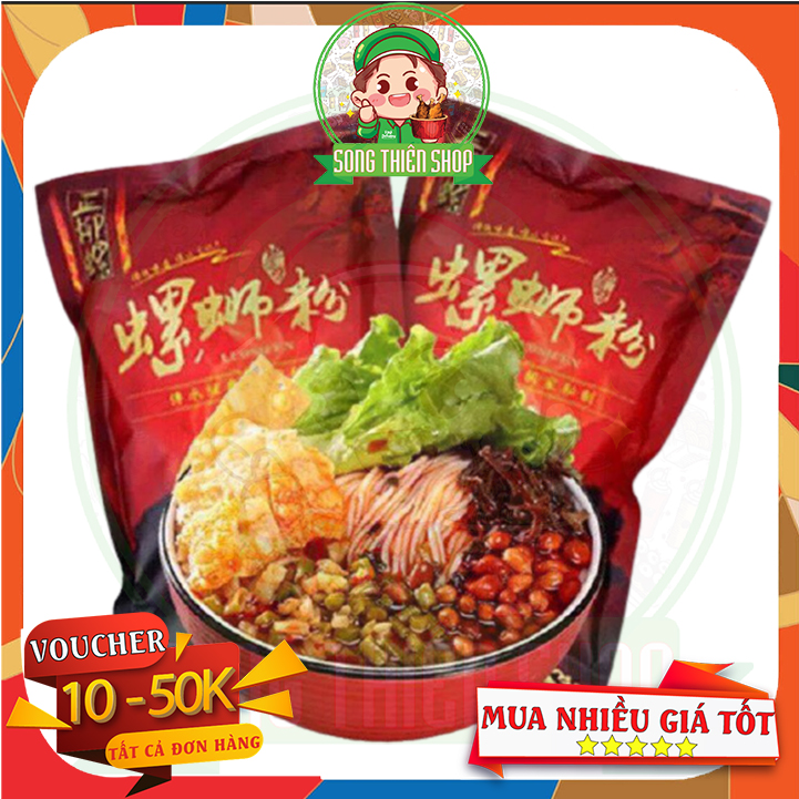 Bún ốc cay liễu châu - ăn vặt song thiên
