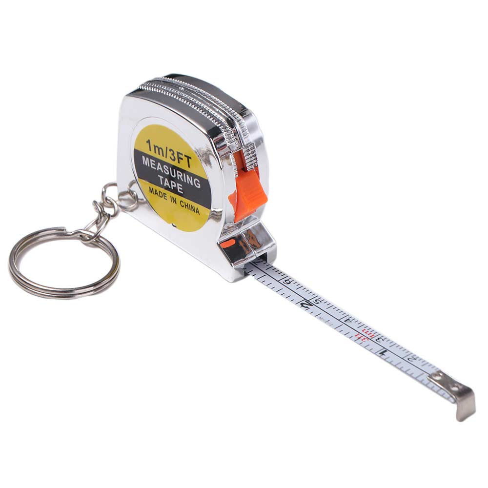 Multi Measuring Key Chain Keychain Design 3-Foot/-Meter Tape Measure Keychain Retractable Sliding ...