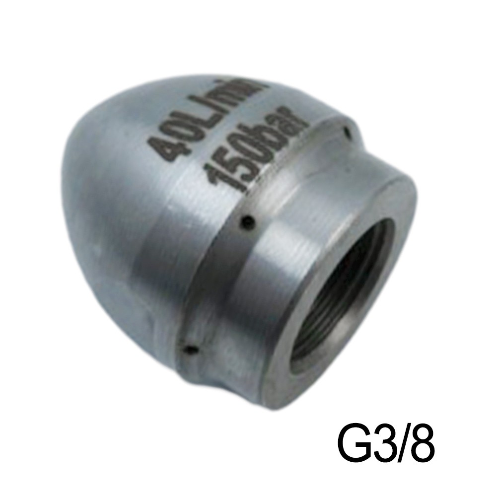 40L Output Pressure Drain Jetter Hose Nozzle Flusher Pipe Nozzle for Heavy Dirty