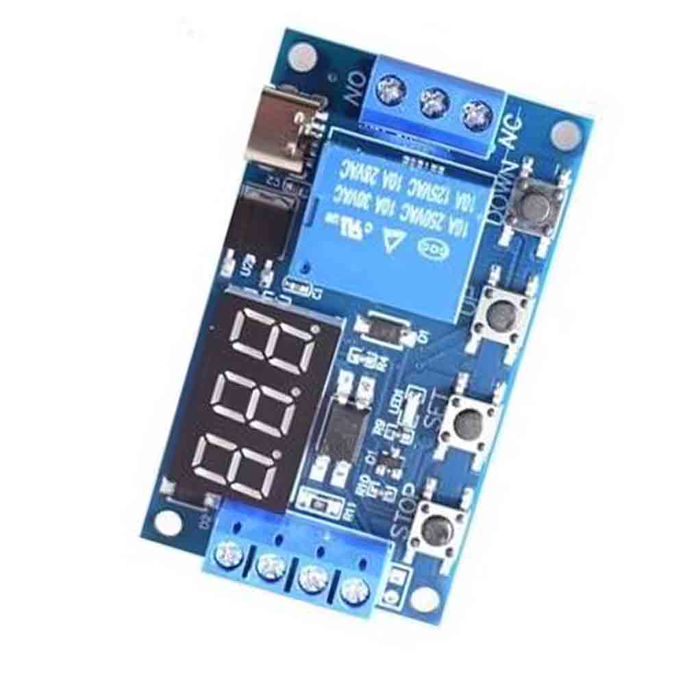 6-30V Relay Module Switch Trigger Time Delay Circuit Timer Cycle ...