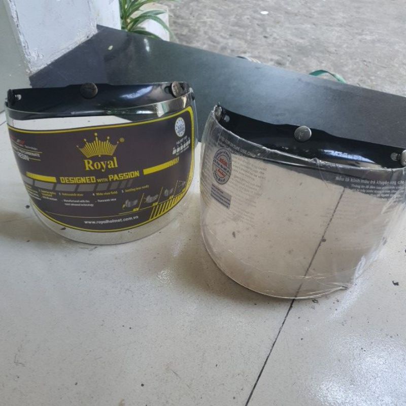 Kính Andes GRS, Royal gắn nón 3/4