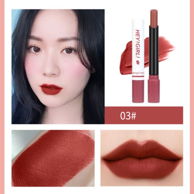 ( Chính hãng) Set 4 son sáp lì bút chì Heng Fang