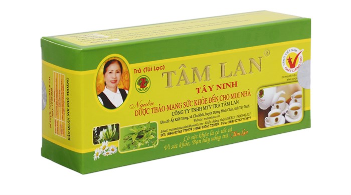 Trà Tâm Lan Tây Ninh 30 túi lọc - Thanh nhiệt, giải độc