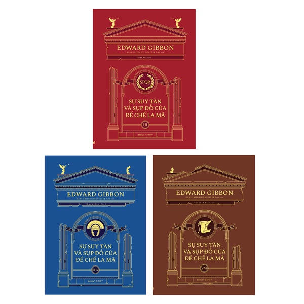 Sách - Sự Suy Tàn Và Sụp Đổ Của Đế Chế La Mã ( Combo 3 Cuốn + Boxset )