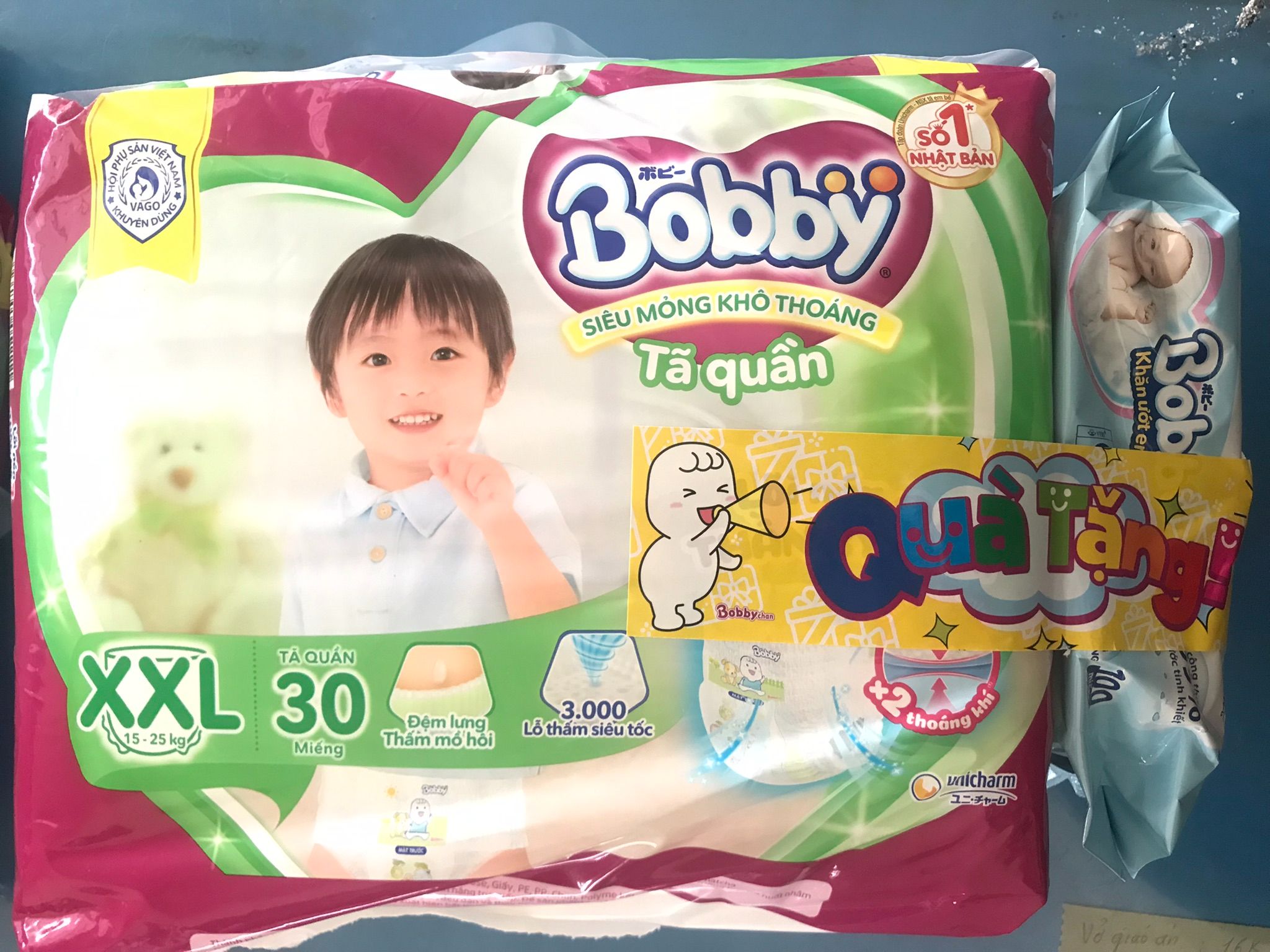 Bỉm Quần BOBBY L38/XL34/XXL30