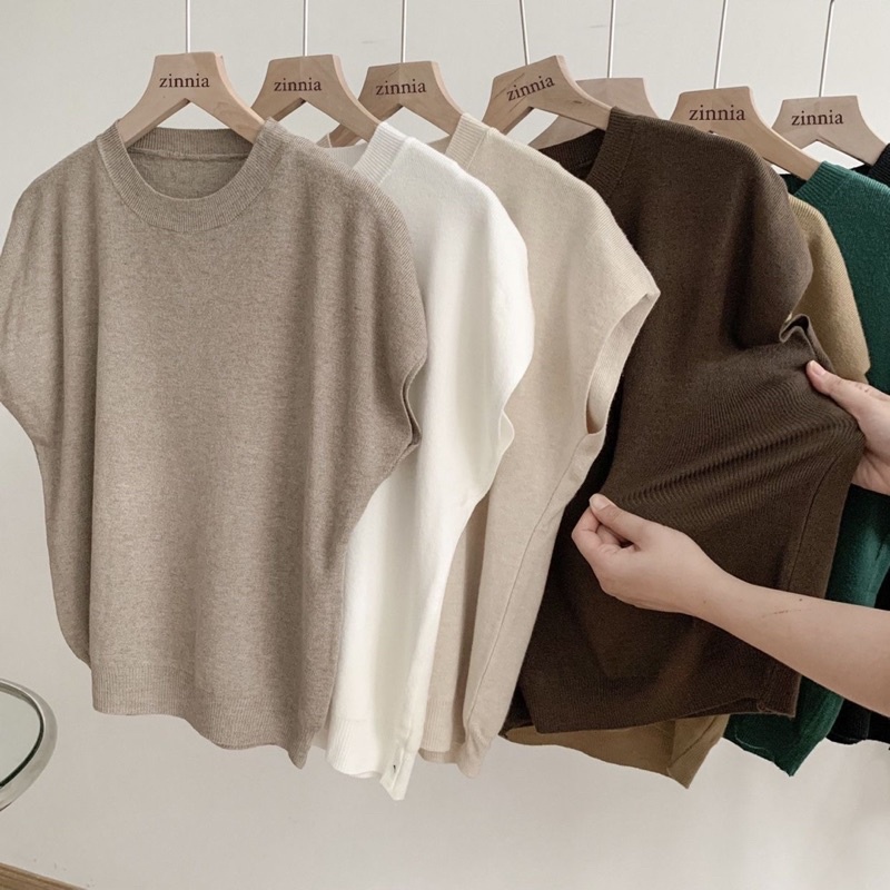 Áo len tay hến cực bắt dáng, siêu xinh