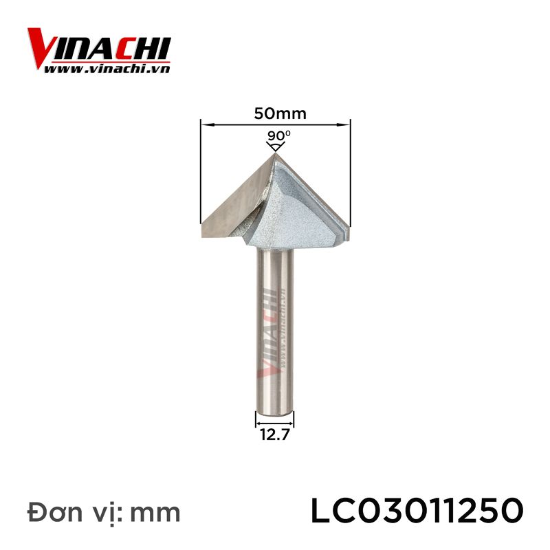 Mũi mòi V Tideway LC0301 90º