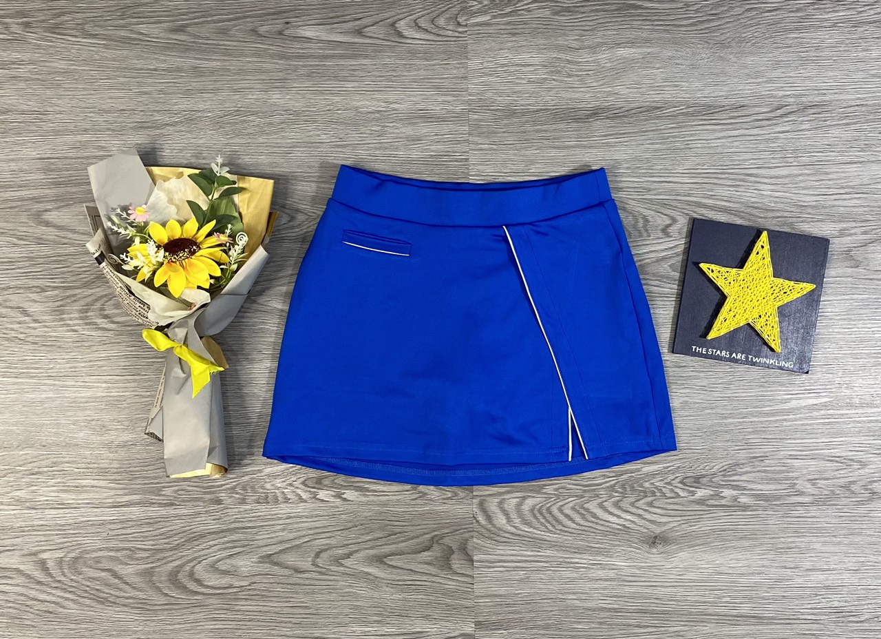 [FreeshipMAX] V001 - Váy tennis xẻ tà 2 lớp phối 2 túi thể thao tập gym yoga nữ vải thun poly 2 da siêu cấp