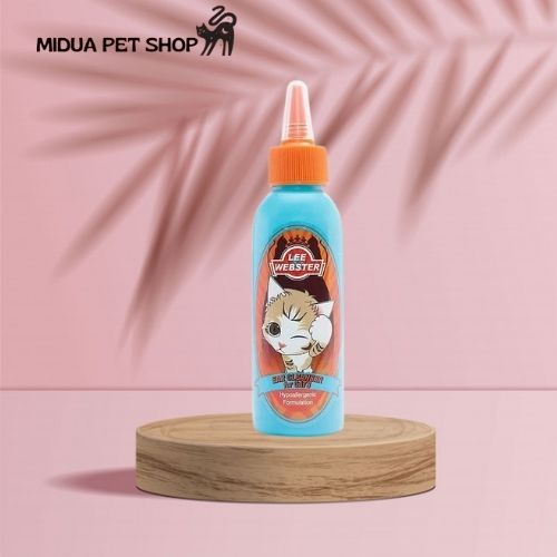 Dung dịch vệ sinh tai cho mèo Lee&Webster 130ml