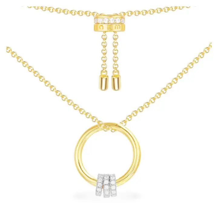 Apm Monaco Counter Golden Fashion Luxury Elegant Necklace For Women Shipping From Hongkong Lazada Singapore