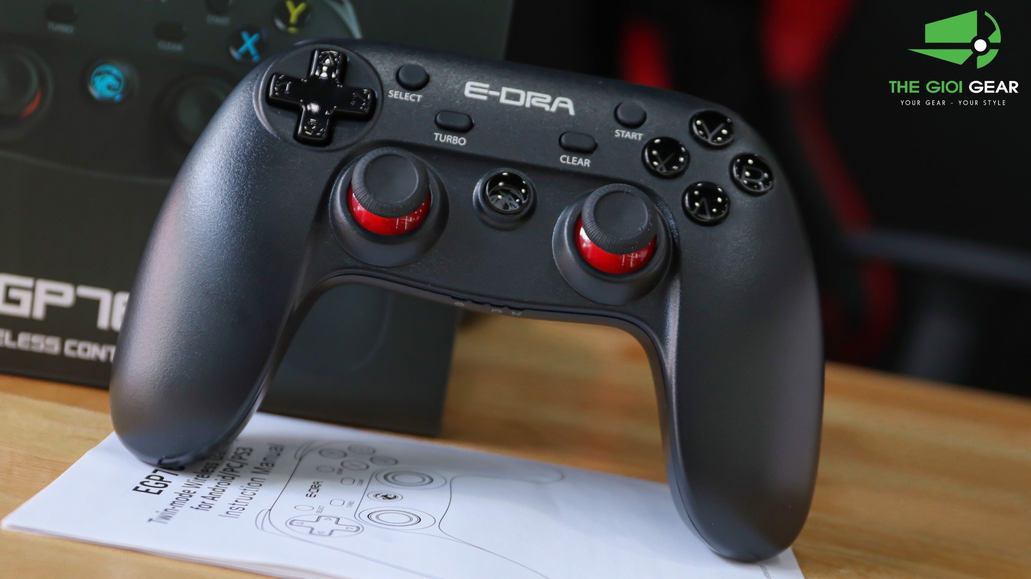 Tay cầm chơi game không dây E-dra EGP7601 (Wireless2.4Ghz & Bluetooth)