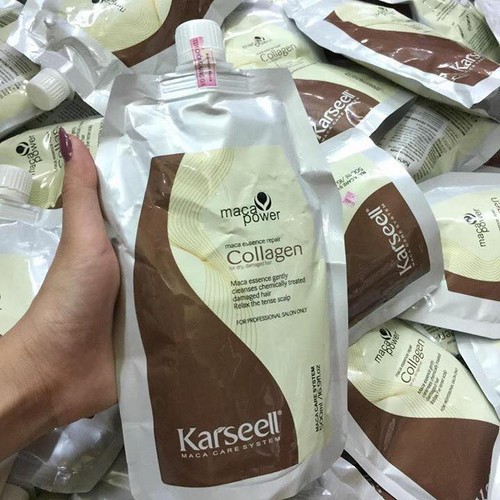 Kem hấp ủ tóc Collagen Karseell siêu mềm mượt 500ml