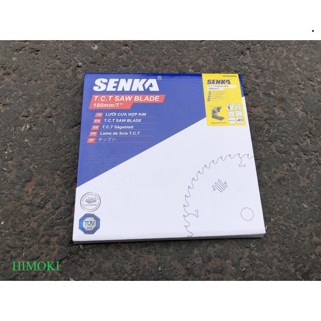 Lưỡi cưa hợp kim cắt sắt senka 180mm ski18038m20 chính hãng đl