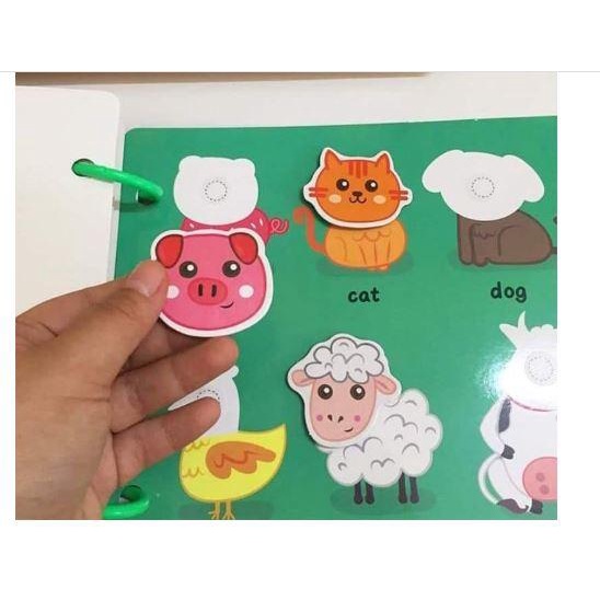 Đồ Chơi Sách Bóc Dán Thông Minh 17 Chủ Đề