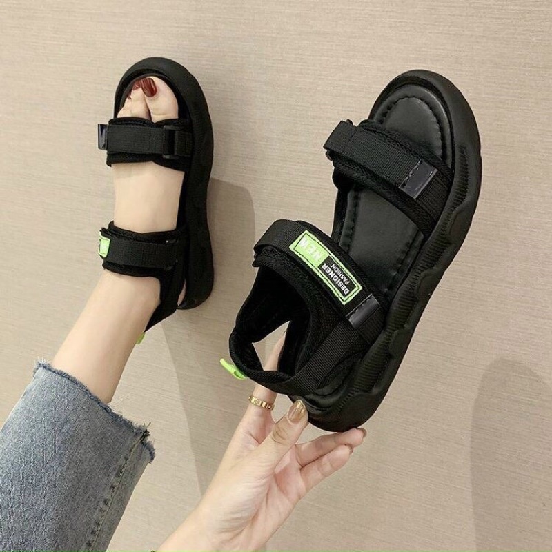 Dép quai hậu nữ, dép sandal quai ngang basic học sinh