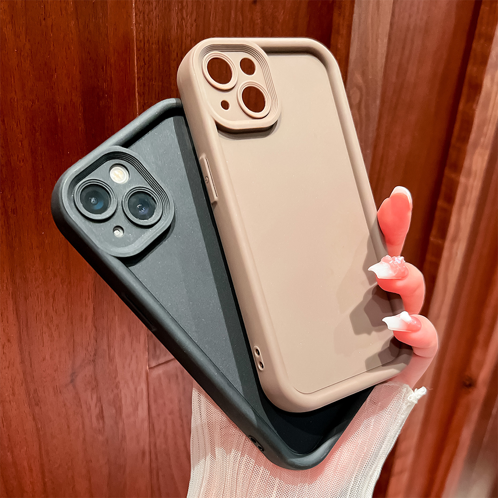 Jizetin for Redmi 14C Back Cover Classical Color Ladder Camera Soft Rubber Mobile Phone Case. 