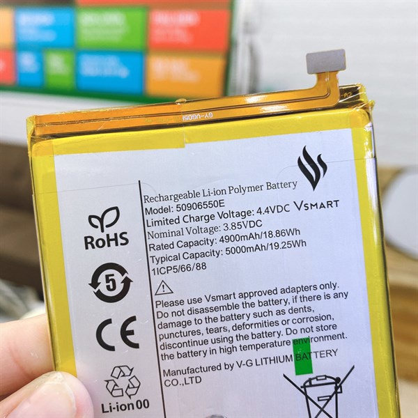 { ẢNH THẬT } Pin Vsmart Star 5 - 50906550E như hình