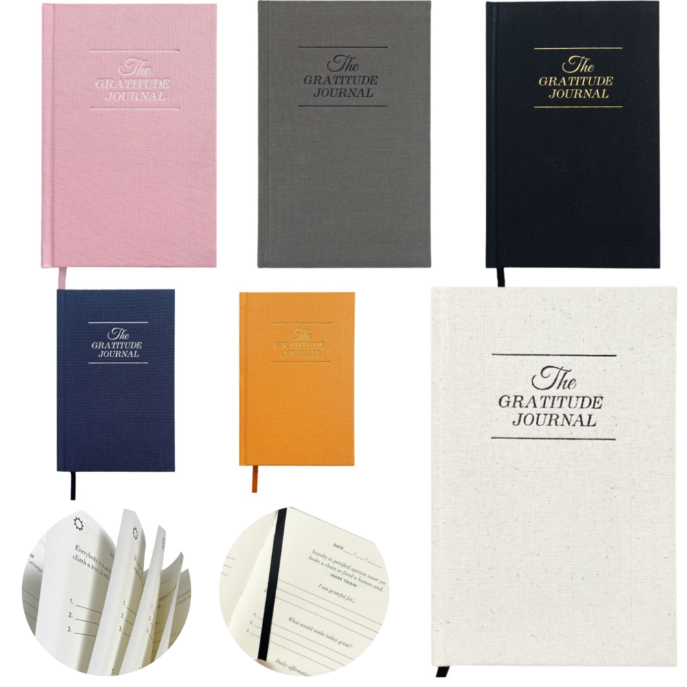 Gratitude Journal Diary Notebook Self-Discipline Notebook Punching Schedule Plan Five-Minute Journal
