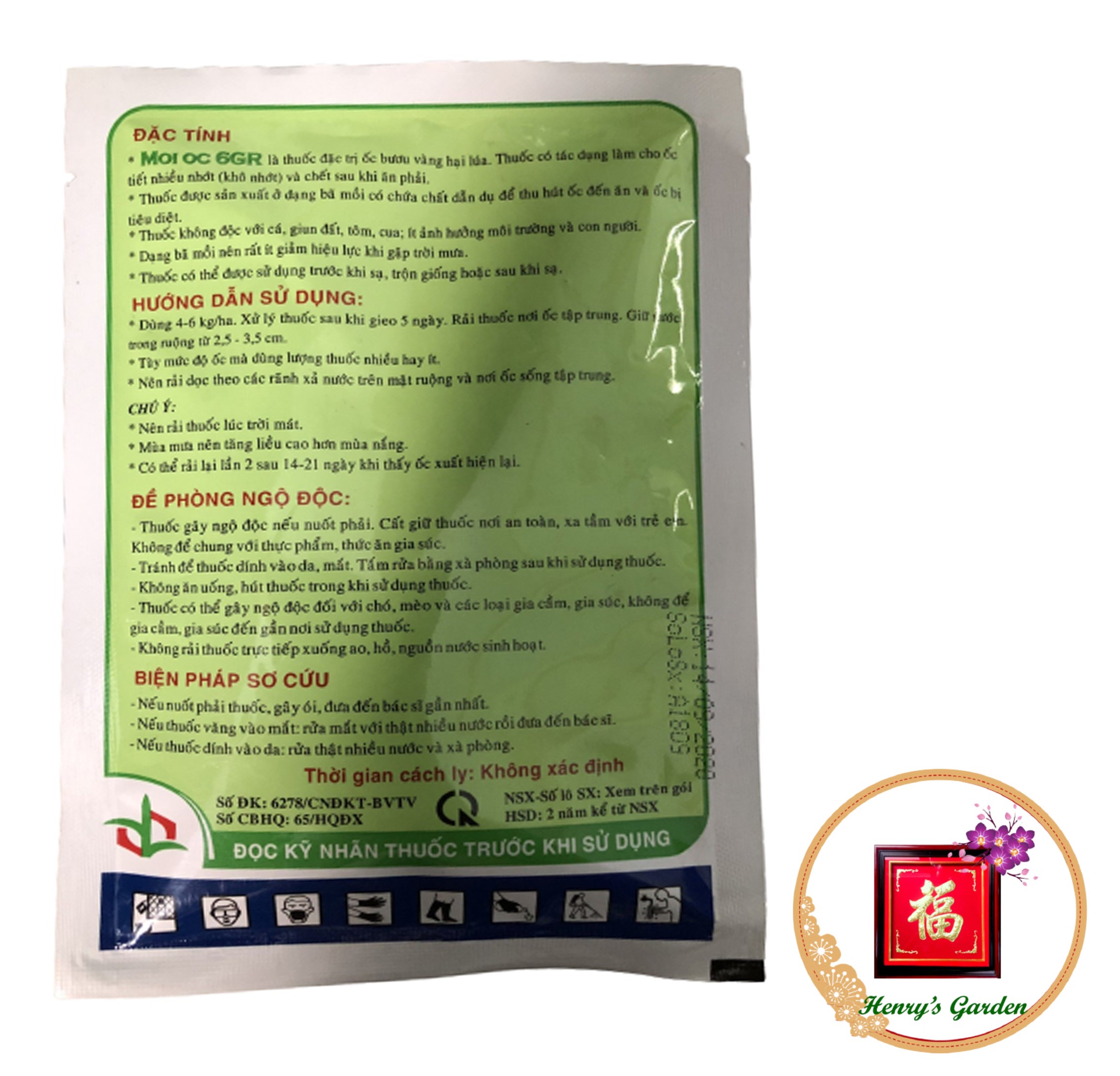 Thuốc Trừ Ốc Moi Oc 6GR - #089B# 100g