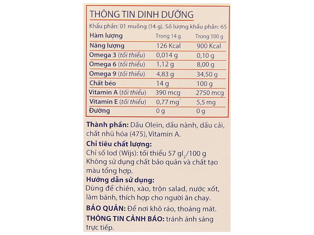 Dầu ăn happy koki 1l