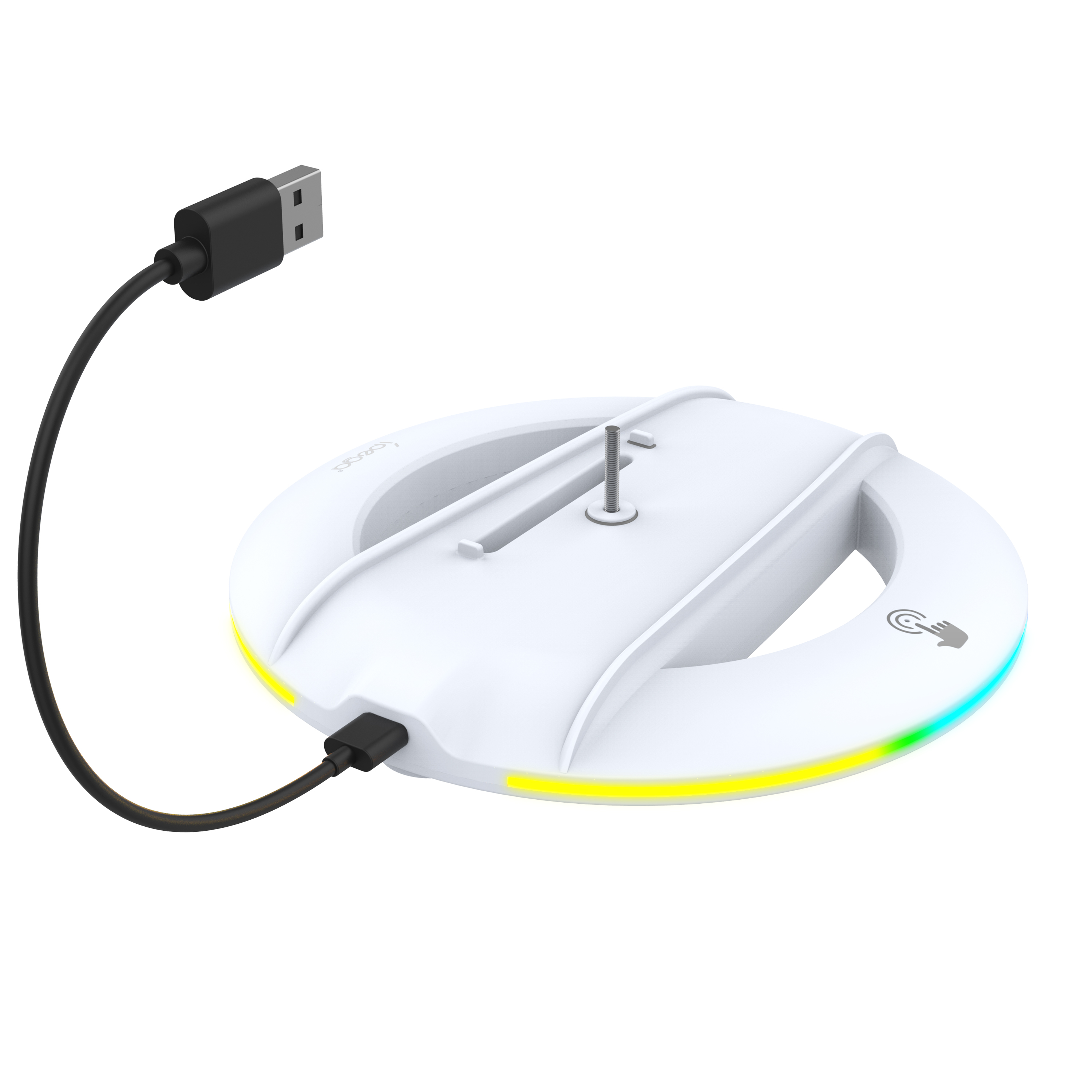 Colorful Illuminated Vertical Docking Stand for PS5 SLIM Digital & Optical Console