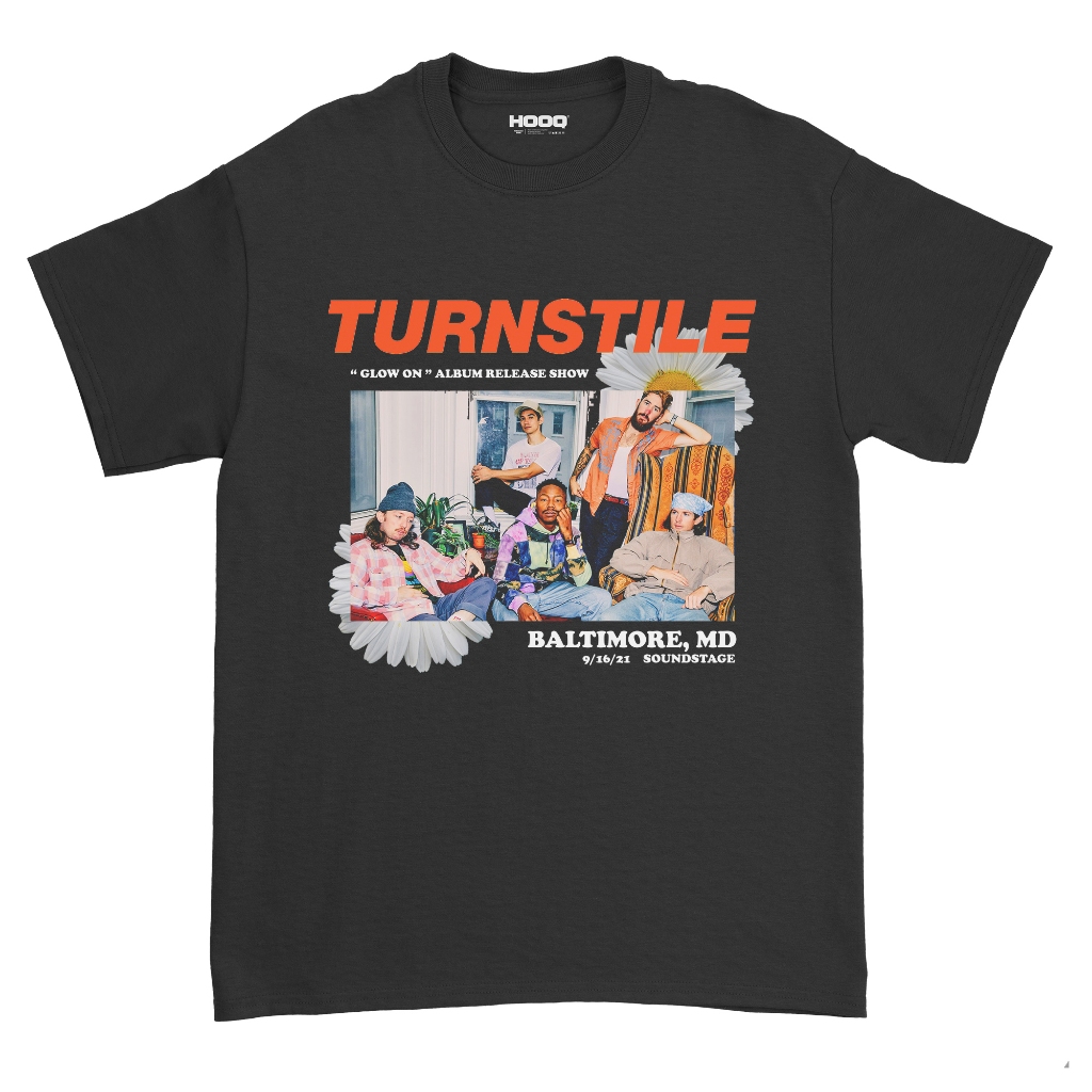 Turnstile Glow On Tシャツ Turnstile - Glow On White - T-Shirt | Impericon