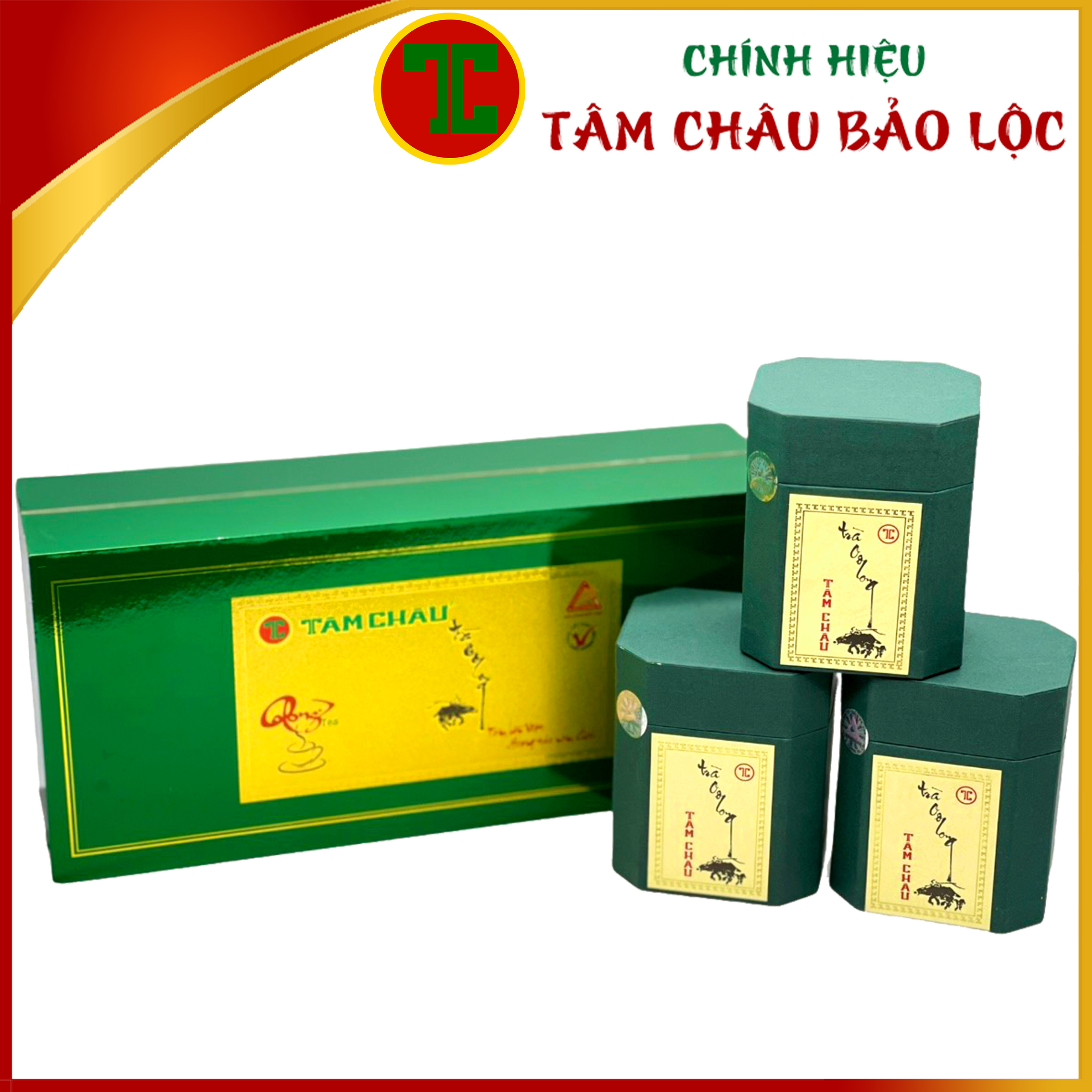 [TÂM CHÂU] Trà Oolong Thuần Xanh 100Gr/300Gr cao cấp