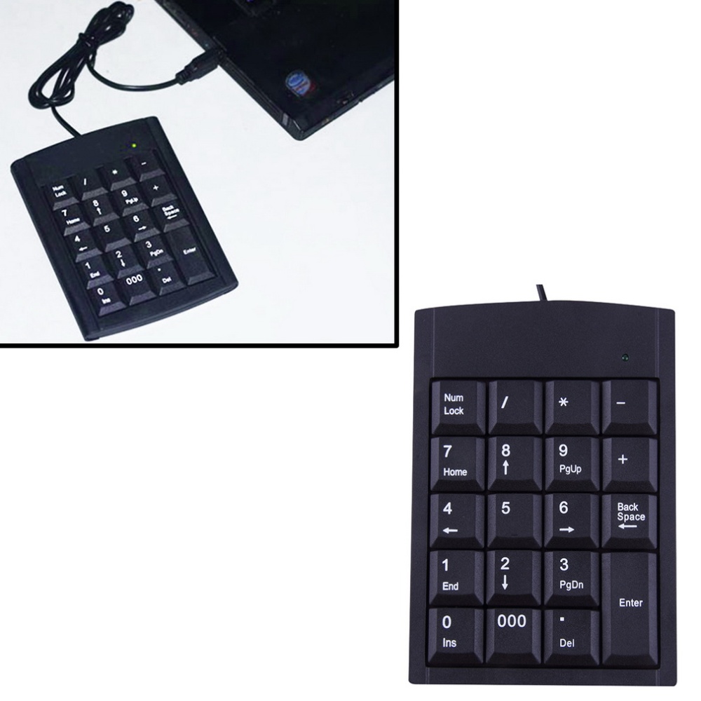 【UrbanNomad】Mini USB Keyboard USB Wired Numeric Keyboard Keypad Adapter ...