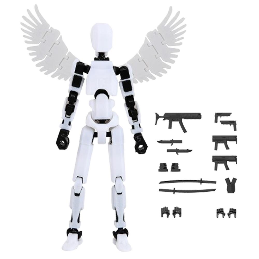 Joint Movable Action Figures 3D Printed Multi-Articular Action Figures Body Activity Robot Desk Robot Toy Multi Joint Movable Toy