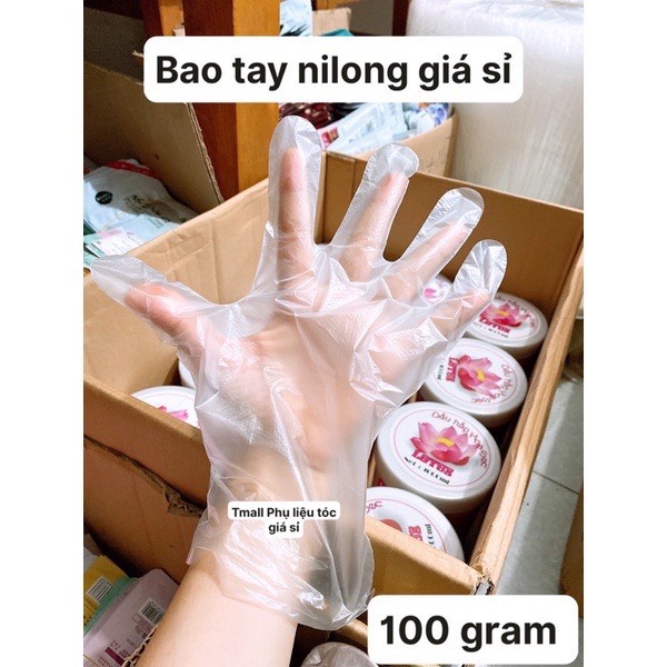 Bao tay Nilon 100g (khoảng 100 cái)