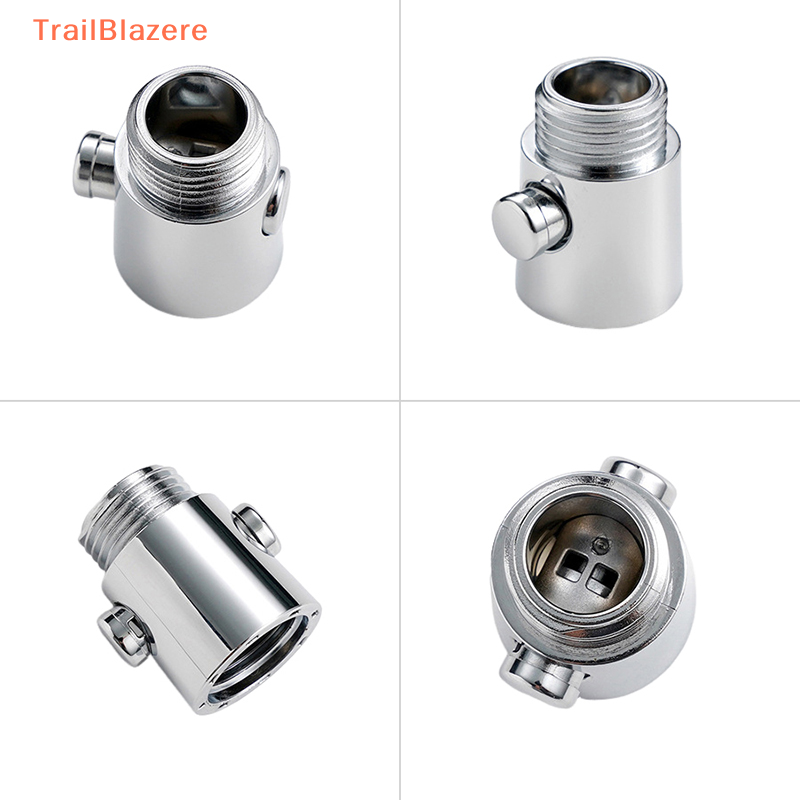 TrailB Solid Brass Shower Head Arm Diverter Valve Shower Head Bidet Sprayer Head Water Shut-Off Valve