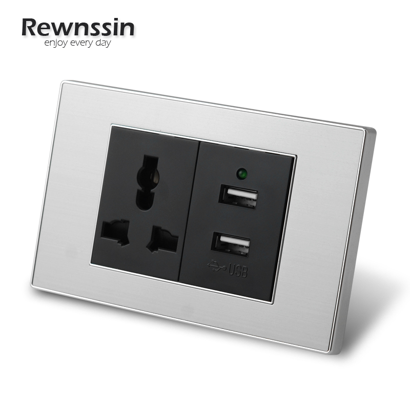 T1 Series-DIY Combination Socket Brazil Socket 118MM*75MM USB Fast ...