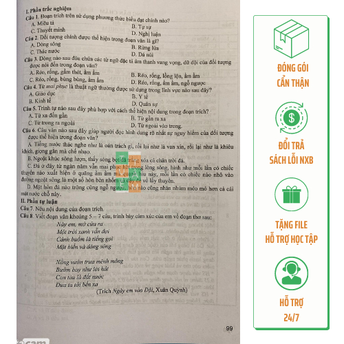 Sách - Đề kiểm tra Ngữ Văn 7 (15 phút, giữa kì, cuối kì)