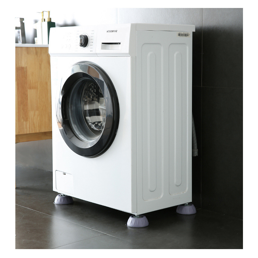 Combo of 4 High-Quality Anti-Vibration and Anti-Slip Foot Pads for Washing Machines, Tables, Chairs, Refrigerators