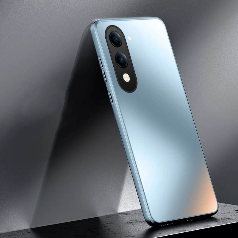 Phone case Vivo Y19S GT Y29S Y29T Shockproof Non-slip Matte meatl anti-fingerprint Hard Back cover Vivo Y04 4G Back cover.