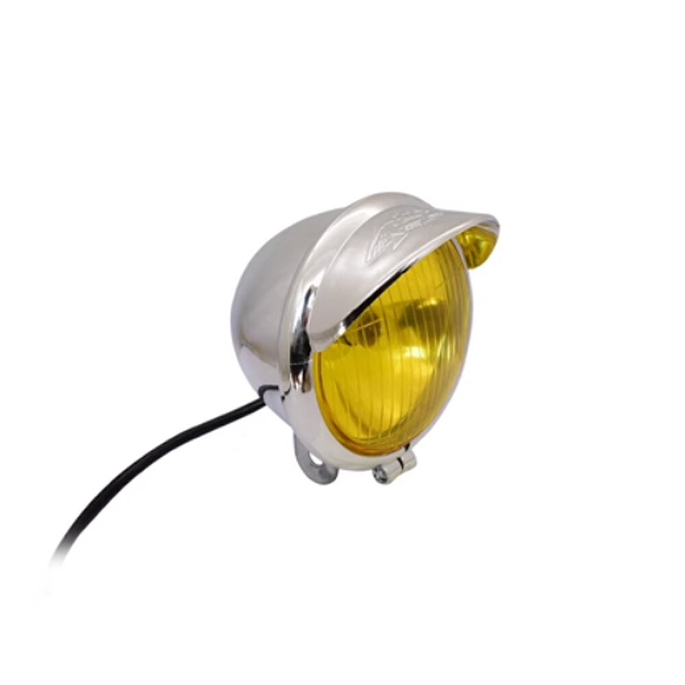 {：”》 Motorcycle Front Auxiliary Light Black Chrome GN 125 Side Light Accessories External Headlight CM 125 Side Light NEW