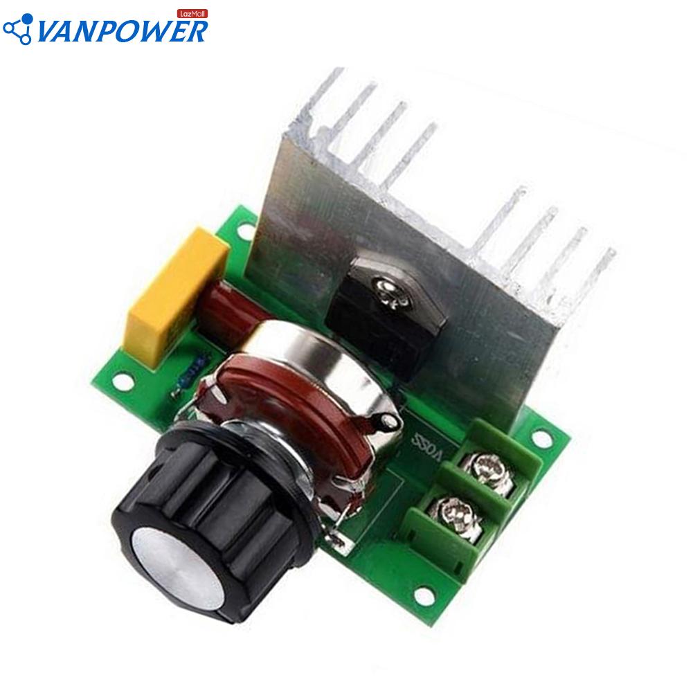 AC220V SCR Dimmer Module 15A 4000W Motor Speed Control Circuit Board
