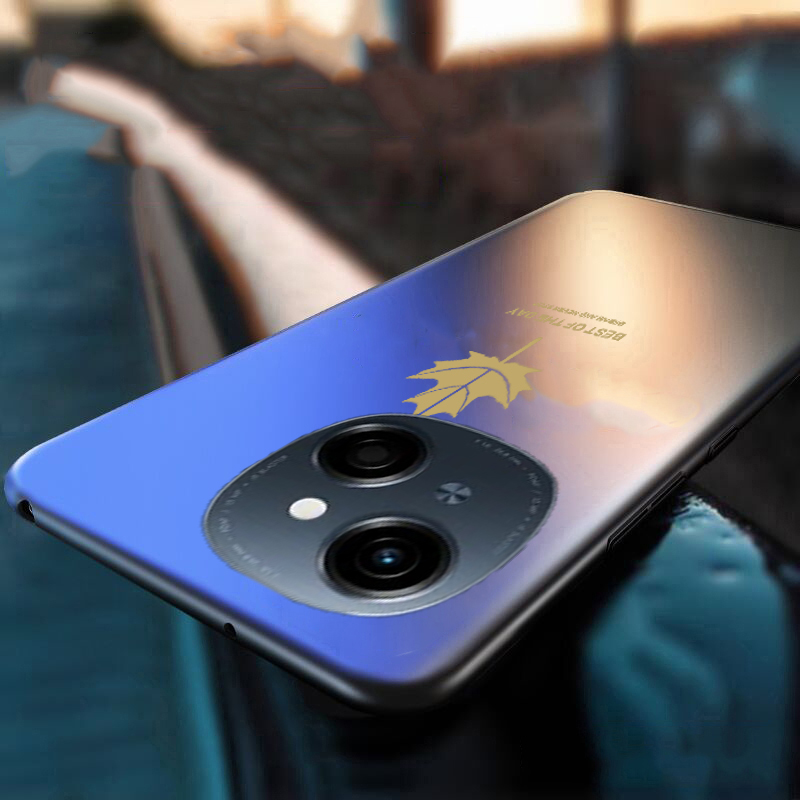 New Phone case Tecno Spark Go 1 Back cover Soft Silicone Maple Leaf Shape for Tecno Spark Go1 case. 