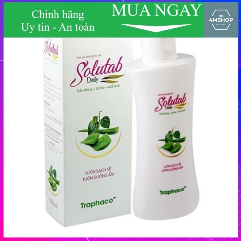 Gel vệ sinh phụ nữ Solutab traphaco lọ 100ml
