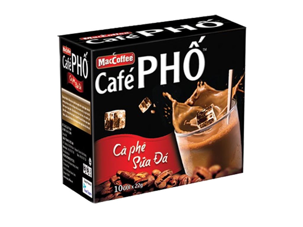 Cà phê sữa đá maccoffee café phố 240g . date mới 12 tháng.