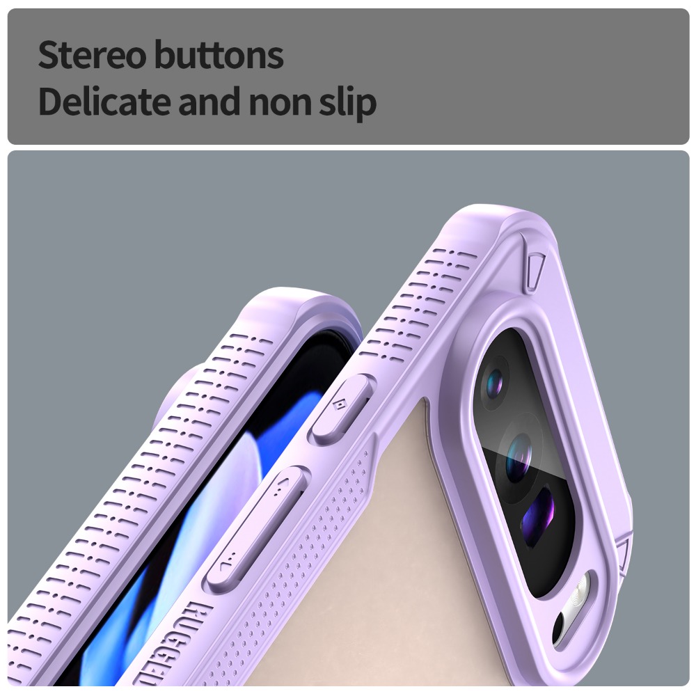 Lereach Matte Cover for Google Pixel 9 Pro XL 8 Pro 8A Shockproof Semi-Transparent Back Cover Phone Case. 